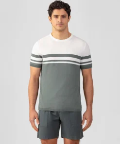 Ron Dorff Lounge T-Shirts | T-Shirts>Bicolor Knitted T-Shirt