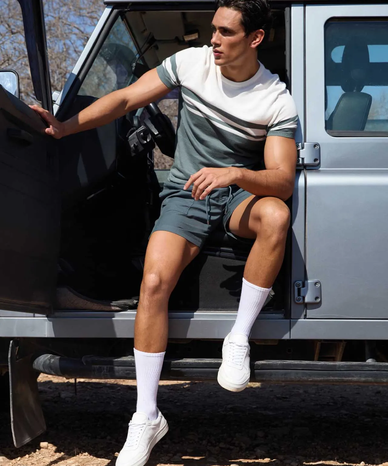 Ron Dorff Lounge T-Shirts | T-Shirts>Bicolor Knitted T-Shirt