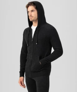 Ron Dorff Cashmere & Knitwear Tops>Cashmere Zipped Hoodie