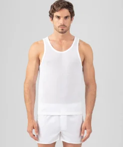 Ron Dorff Pajamas | Lounge T-Shirts>Cotton Mesh Tank Top