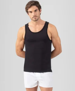 Ron Dorff Pajamas | Lounge T-Shirts>Cotton Mesh Tank Top