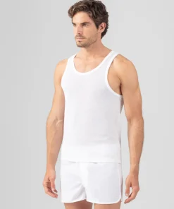 Ron Dorff Pajamas | Lounge T-Shirts>Cotton Mesh Tank Top