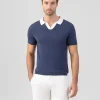 Ron Dorff Polo Shirts>Cotton-Linen Polo