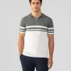 Ron Dorff Polo Shirts>Cotton-Silk RD Polo Bicolor