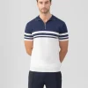 Ron Dorff Polo Shirts>Cotton-Silk RD Polo Bicolor