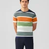 Ron Dorff Lounge T-Shirts | T-Shirts>Crew Neck T-Shirt Eyelet Edition w. Big Stripes
