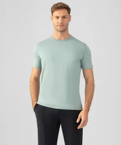 Ron Dorff Lounge T-Shirts | T-Shirts>Crew Neck T-Shirt Eyelet Edition