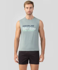 Ron Dorff Lounge T-Shirts | T-Shirts>Organic Cotton Sleeveless T-Shirt "DISCIPLINE"