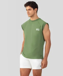 Ron Dorff Sweatshirts>Organic Cotton Sleeveless Sweatshirt "DISCIPLINE"