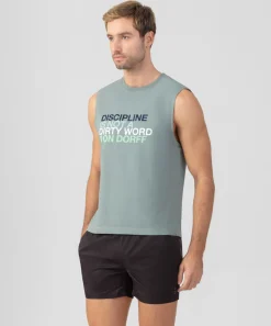 Ron Dorff Lounge T-Shirts | T-Shirts>Organic Cotton Sleeveless T-Shirt "DISCIPLINE"