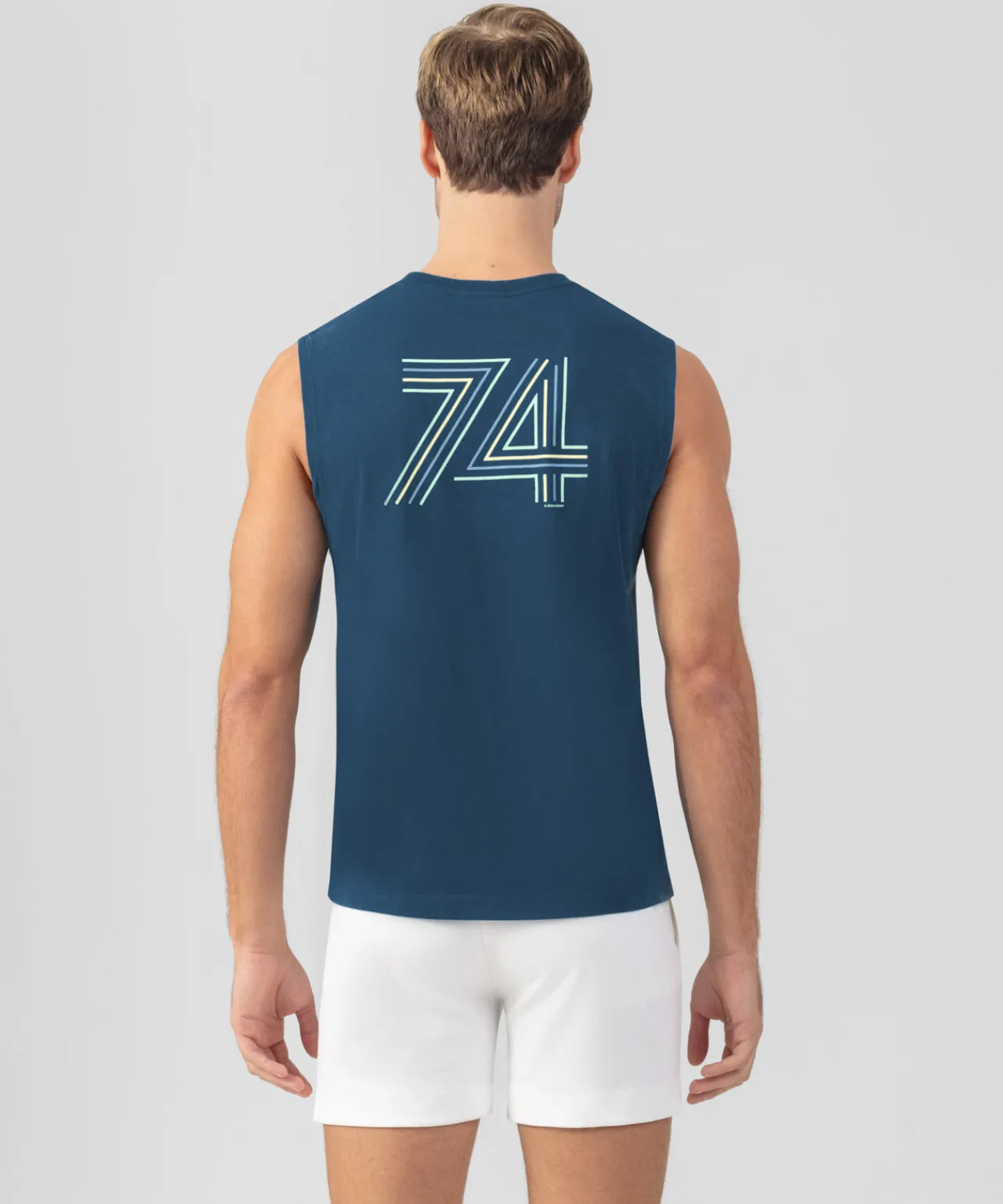 Ron Dorff Lounge T-Shirts | T-Shirts>Organic Cotton Sleeveless T-Shirt "74"