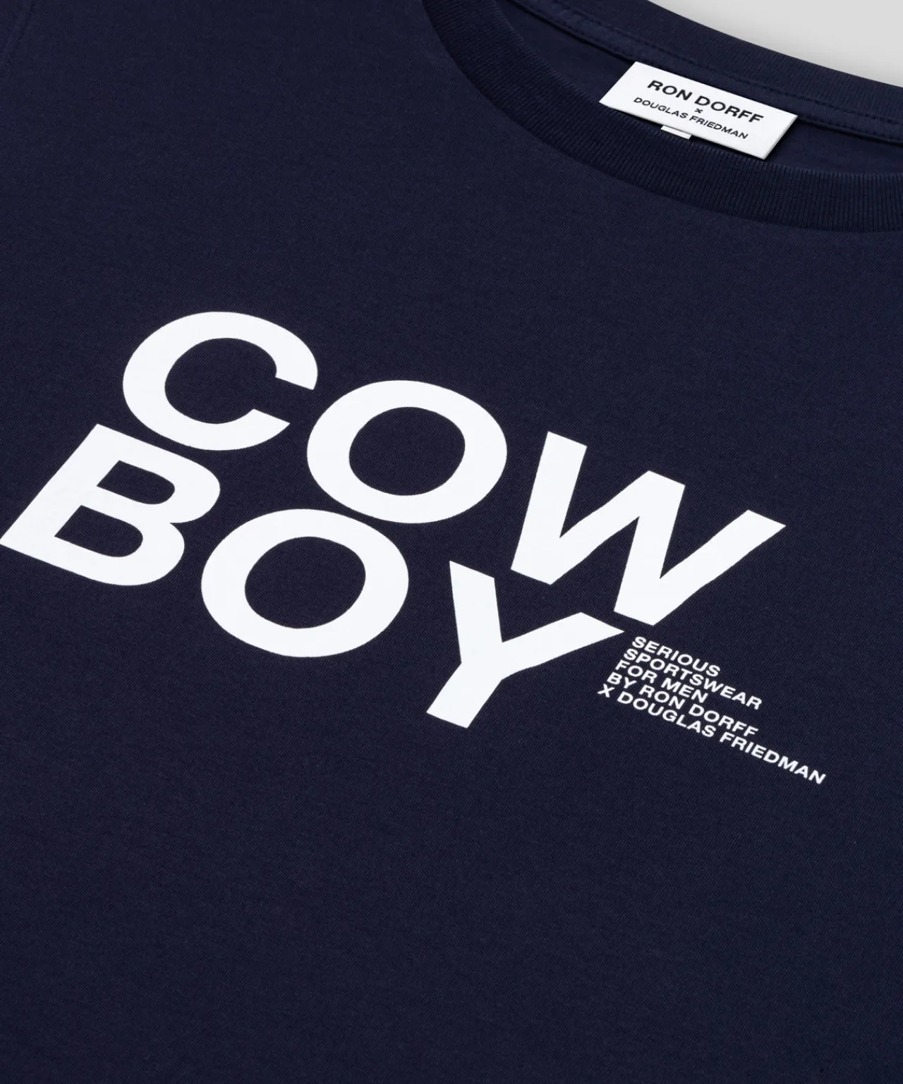 Ron Dorff Lounge T-Shirts | T-Shirts>Organic Cotton Sleeveless T-Shirt "COW BOY"