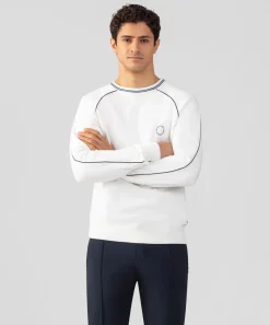Ron Dorff Sweatshirts>Organic Cotton Sweatshirt w. Piping