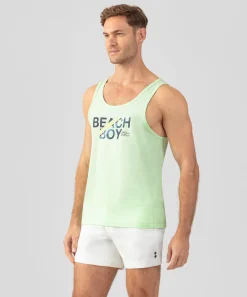 Ron Dorff Pajamas | Lounge T-Shirts>Organic Cotton Tank Top "BEACH BOY"
