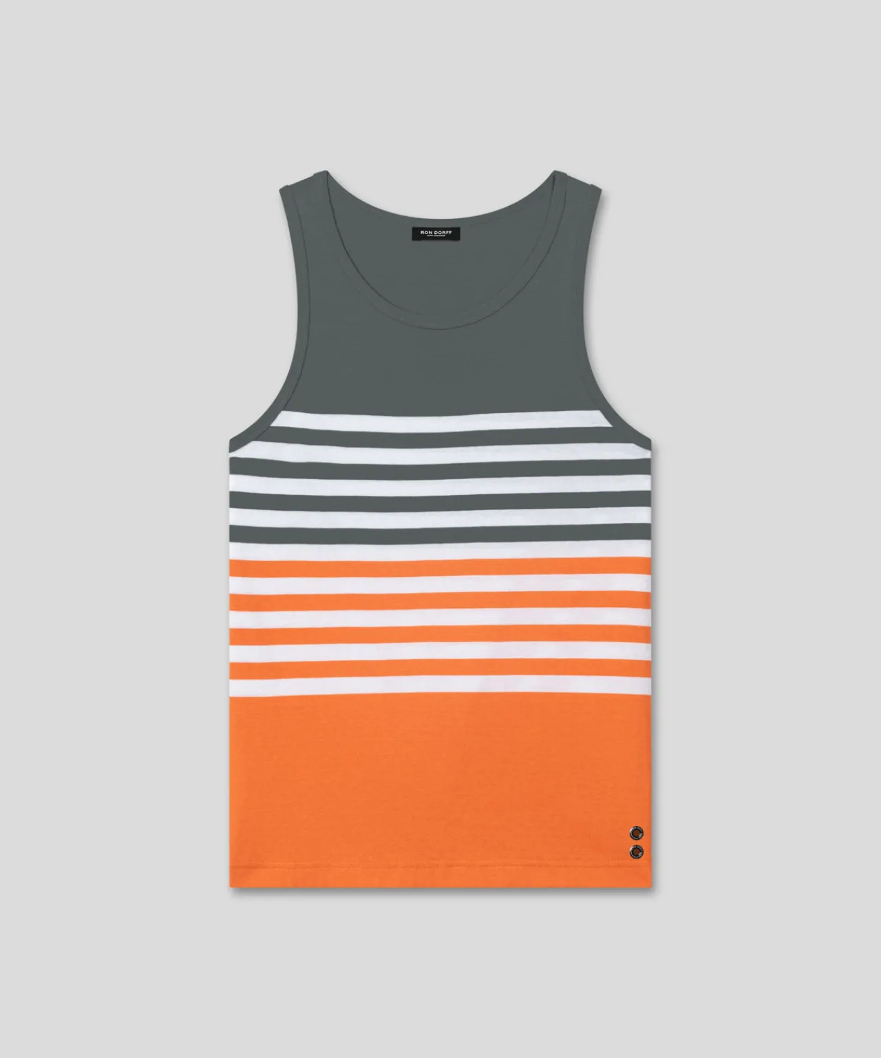 Ron Dorff Pajamas | Lounge T-Shirts>Organic Cotton Tank Top w. Stripes