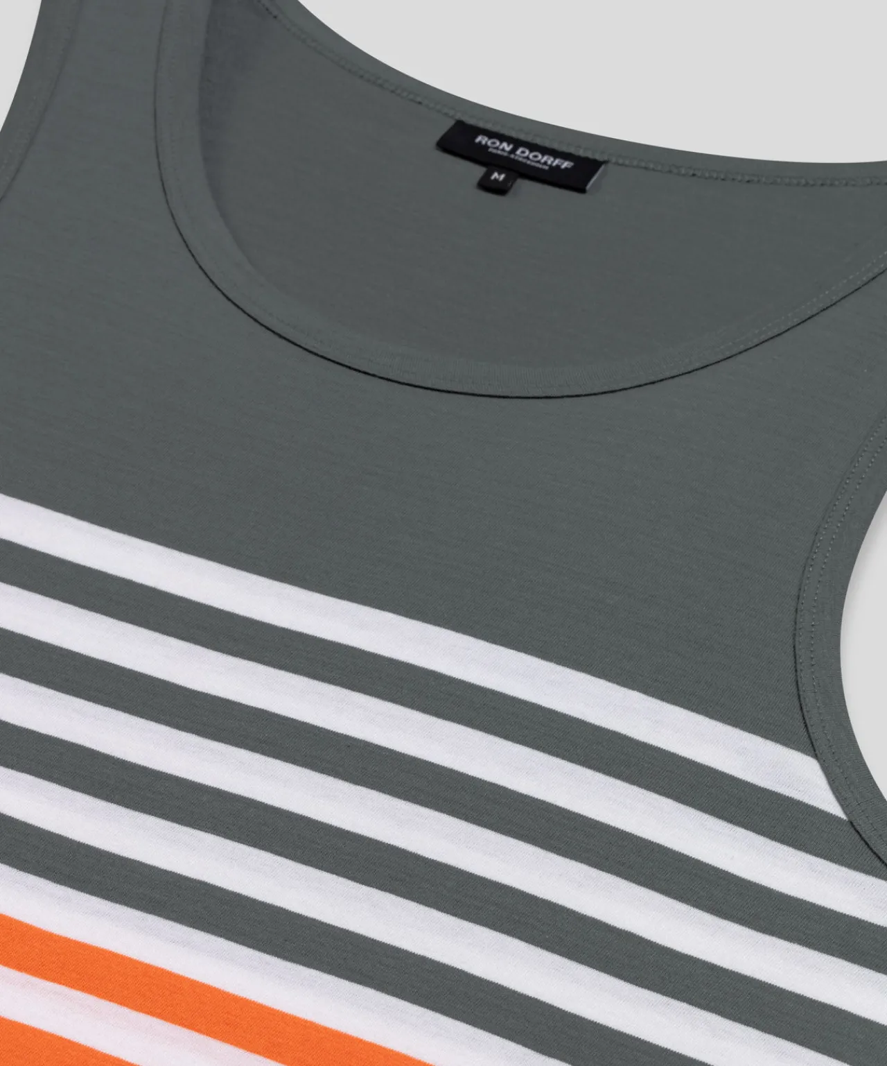 Ron Dorff Pajamas | Lounge T-Shirts>Organic Cotton Tank Top w. Stripes