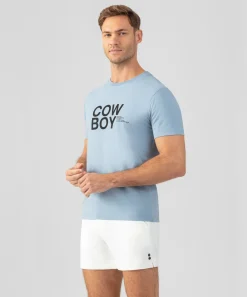 Ron Dorff Lounge T-Shirts | T-Shirts>Organic Cotton T-Shirt "COW BOY"