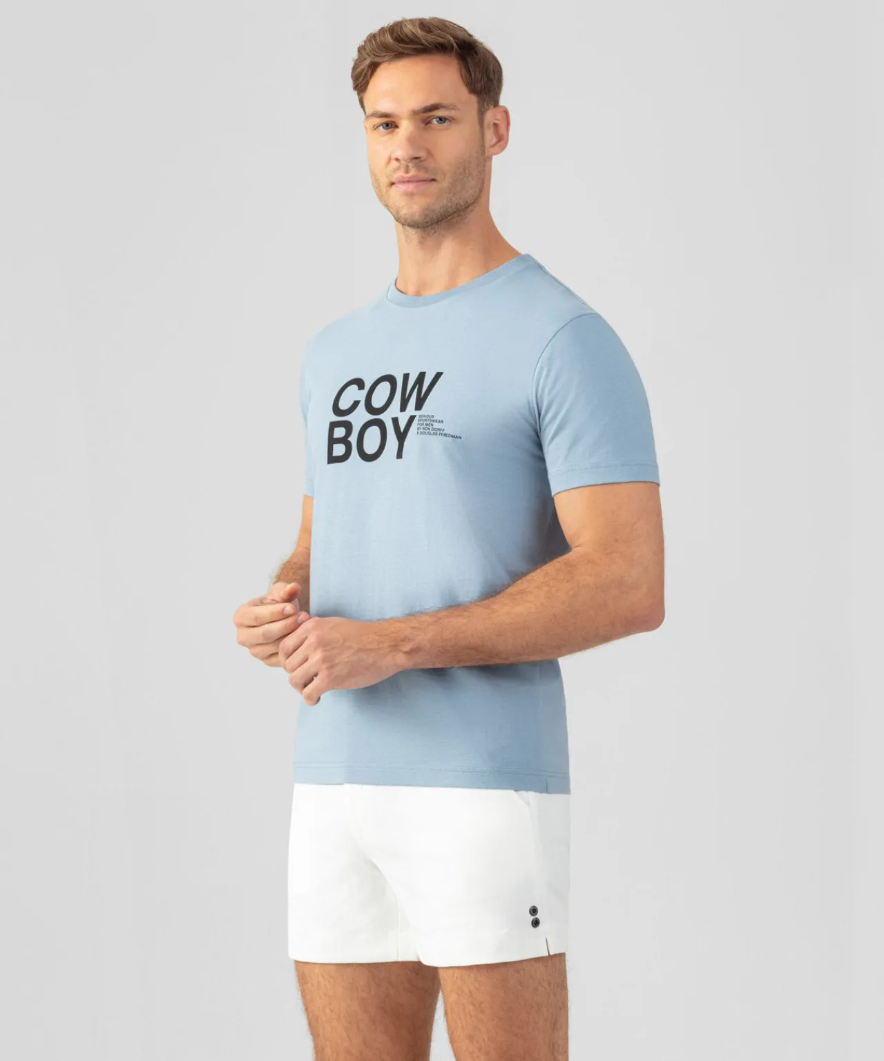 Ron Dorff Lounge T-Shirts | T-Shirts>Organic Cotton T-Shirt "COW BOY"