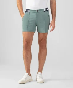 Ron Dorff Shorts>RD Tennis Shorts w. Striped Waist