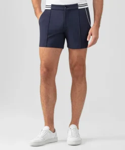 Ron Dorff Shorts>RD Tennis Shorts w. Striped Waist