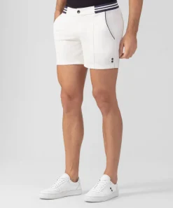 Ron Dorff Shorts>RD Tennis Shorts w. Striped Waist