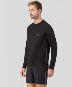 Ron Dorff Lounge T-Shirts | T-Shirts>Sports Long-Sleeved T-Shirt w. Reflective Piping