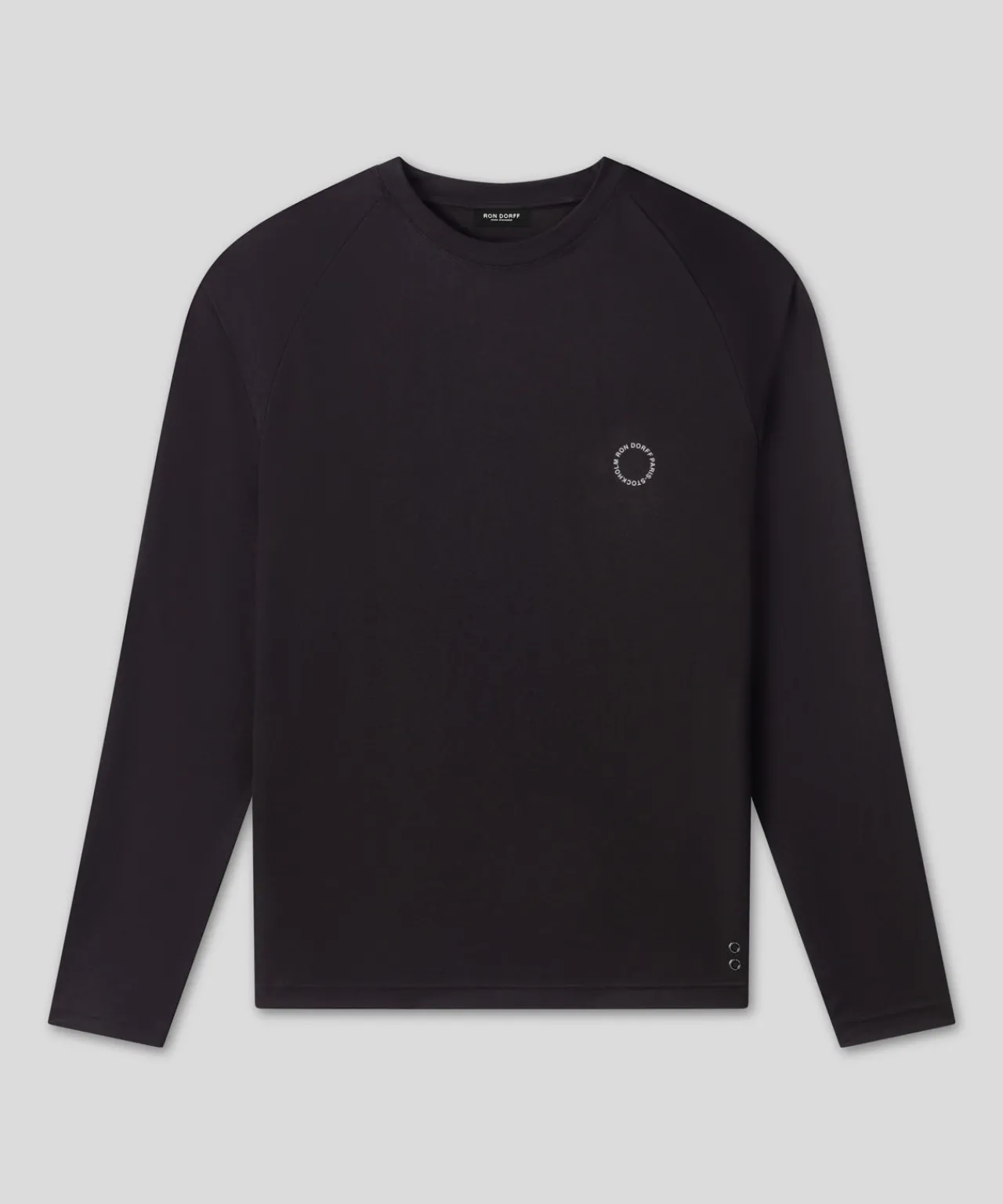 Ron Dorff Lounge T-Shirts | T-Shirts>Sports Long-Sleeved T-Shirt w. Reflective Piping