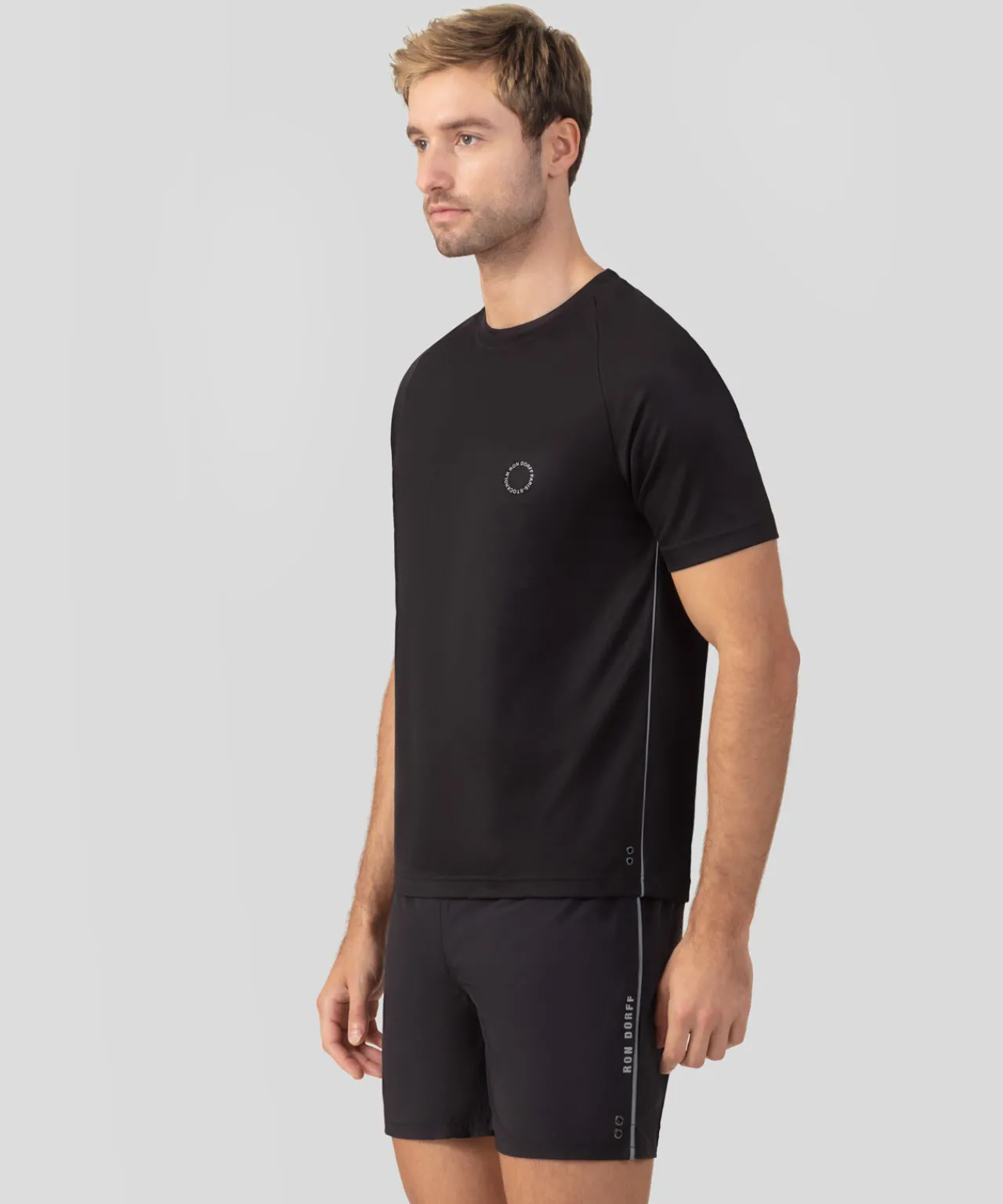Ron Dorff Lounge T-Shirts | T-Shirts>Sports T-Shirt w. Reflective Piping