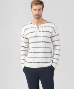 Ron Dorff Cashmere & Knitwear Tops>Swedish Fisherman Cotton Sweater