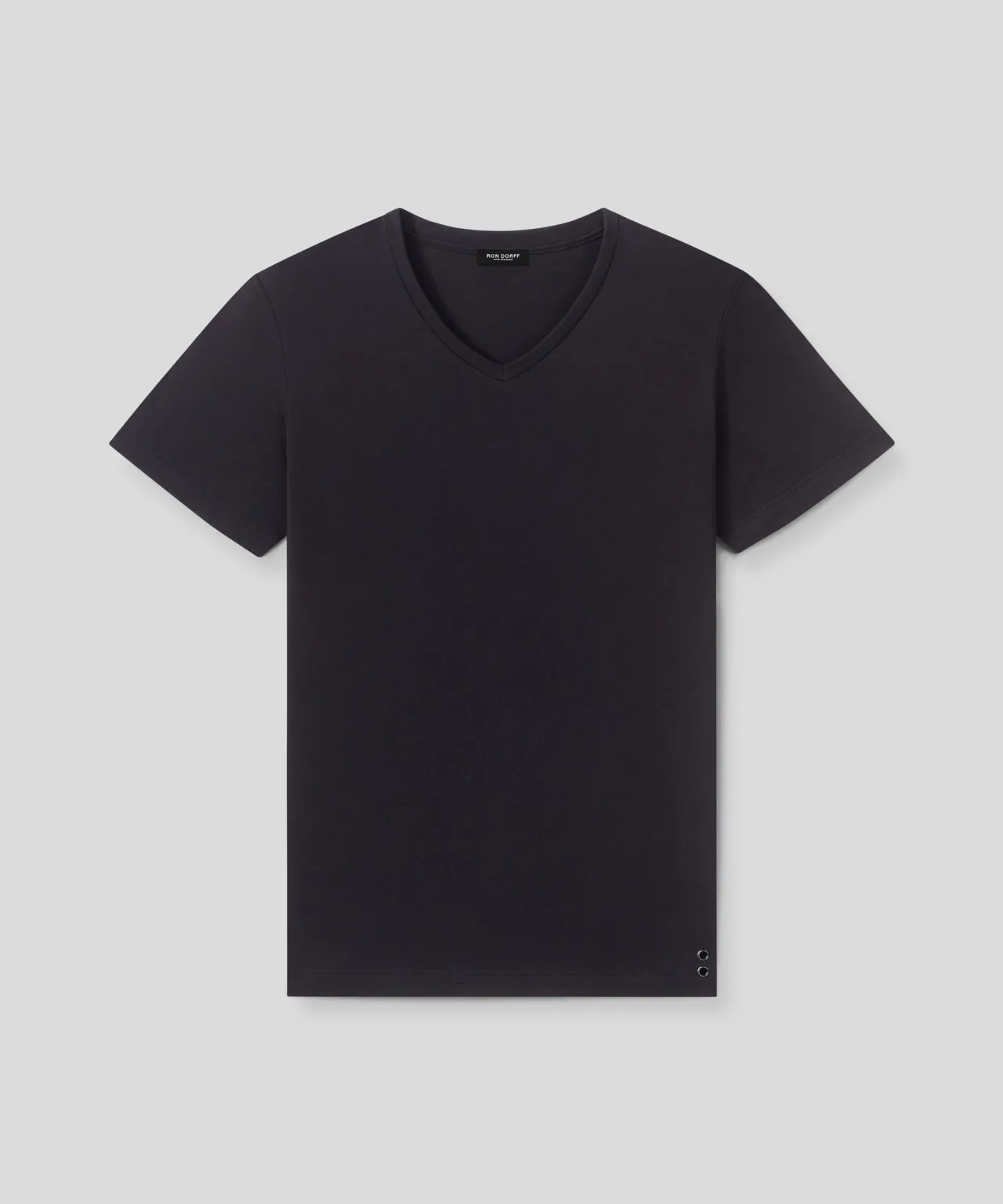 Ron Dorff Lounge T-Shirts | T-Shirts>V Neck T-Shirt Eyelet Edition