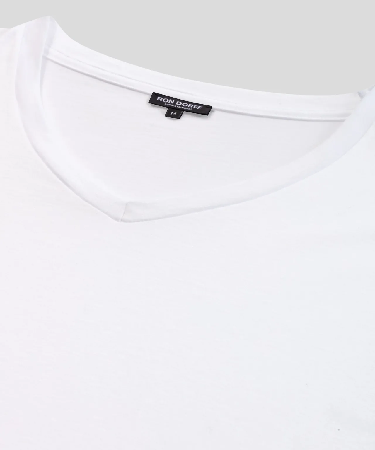 Ron Dorff Lounge T-Shirts | T-Shirts>V Neck T-Shirt Eyelet Edition
